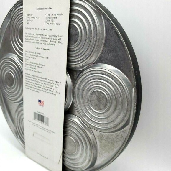 Nordic Ware Holiday Snowman Angel Pancake Pan Cast Aluminum Non-stick - Picture 5 of 13